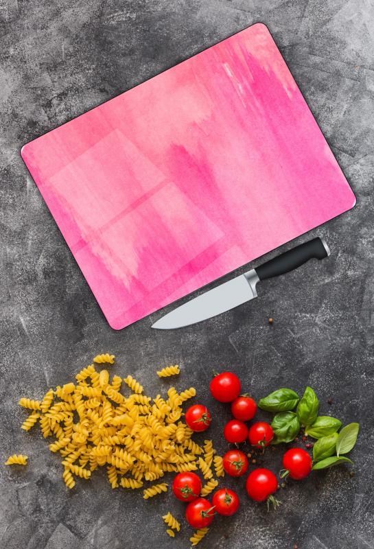 Renkli Desen Cam Kesme Tablası