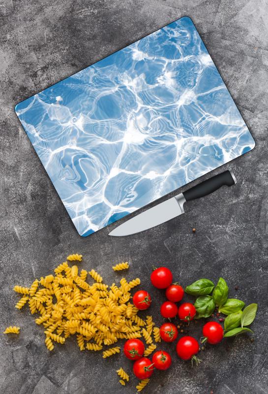 Mermer Desen Cam Kesme Tablası