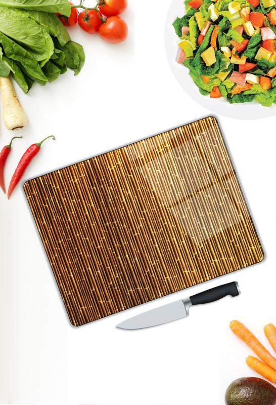 Minimal Desen Cam Kesme Tablası