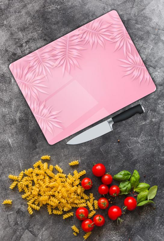 Renkli Desen Cam Kesme Tablası