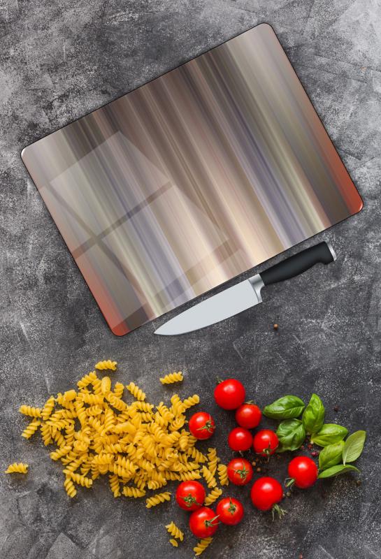 Alaca Şerit Desen Cam Kesme Tablası