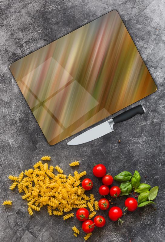 Kahve Alacalı Cam Kesme Tablası