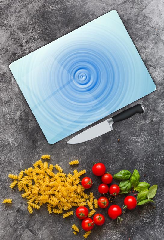 Boncuk Mavi Damla Cam Kesme Tablası