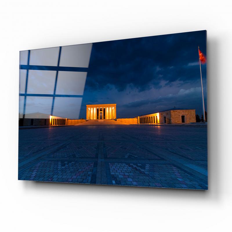 Anıtkabir Manzarası Cam Tablo