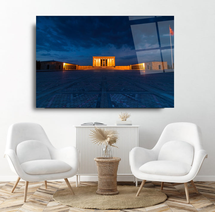 Anıtkabir Manzarası Cam Tablo