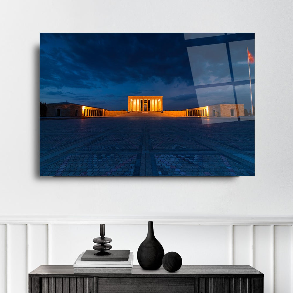 Anıtkabir Manzarası Cam Tablo