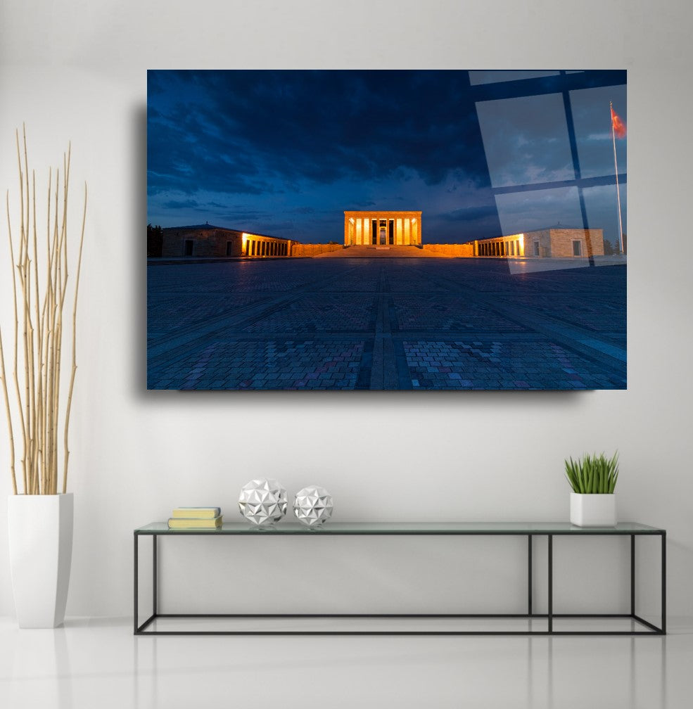 Anıtkabir Manzarası Cam Tablo