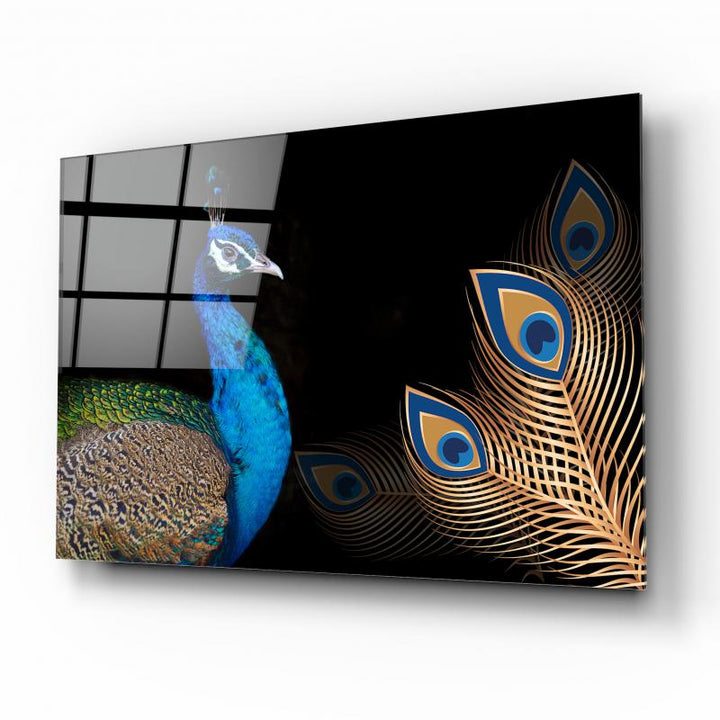 Tavuskuşu Cam Tablo