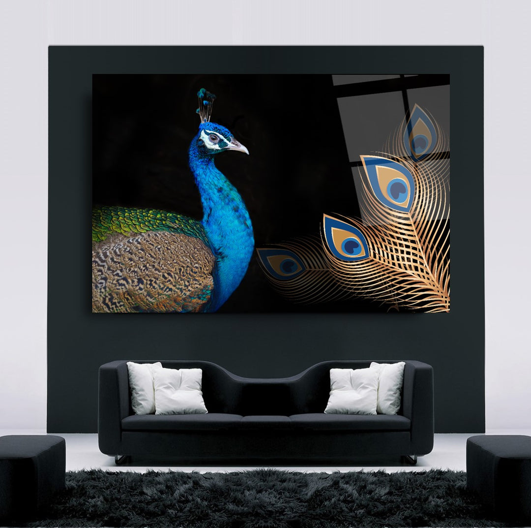 Tavuskuşu Cam Tablo