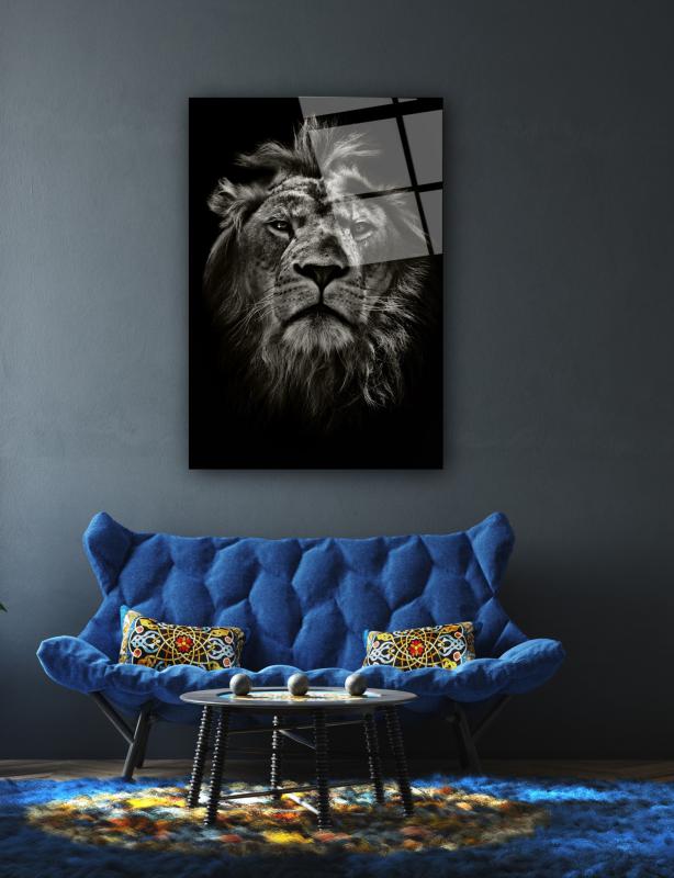 Aslan Cam Tablo