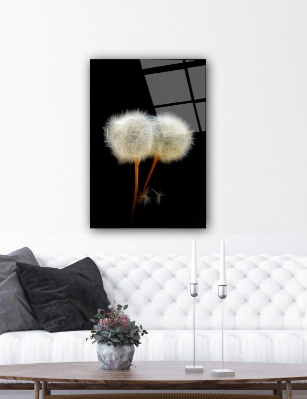 Karahindibalar  Cam Tablo