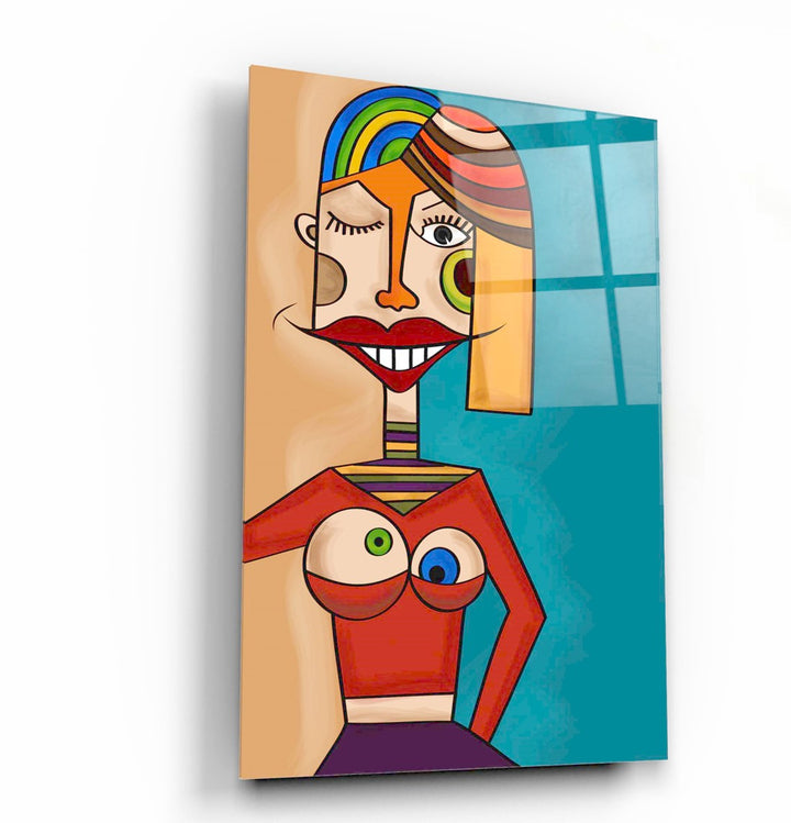 Karikatür Cam Tablo