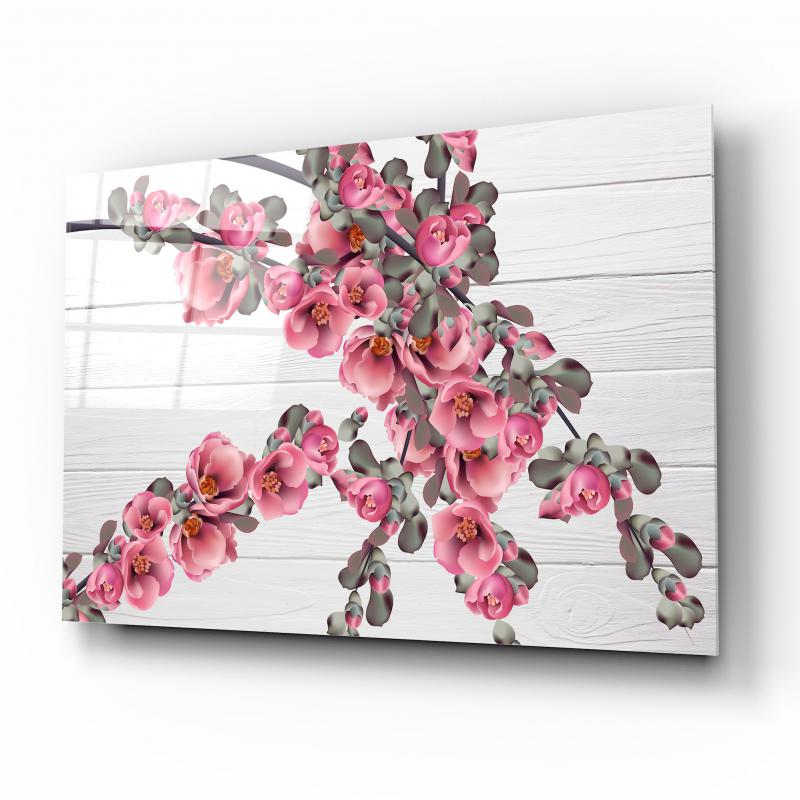 Çiçek Cam Tablo
