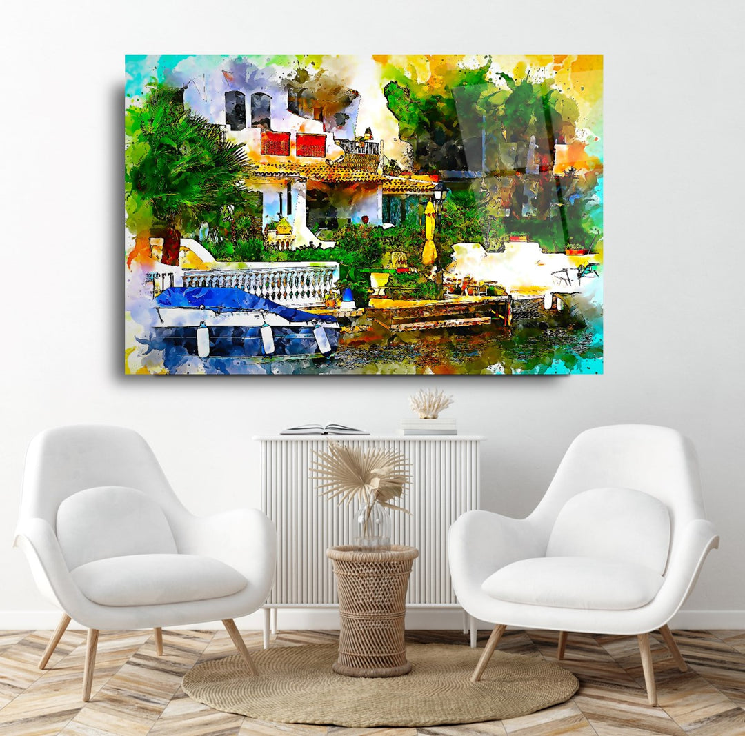 Yağlı Boya Cam Tablo