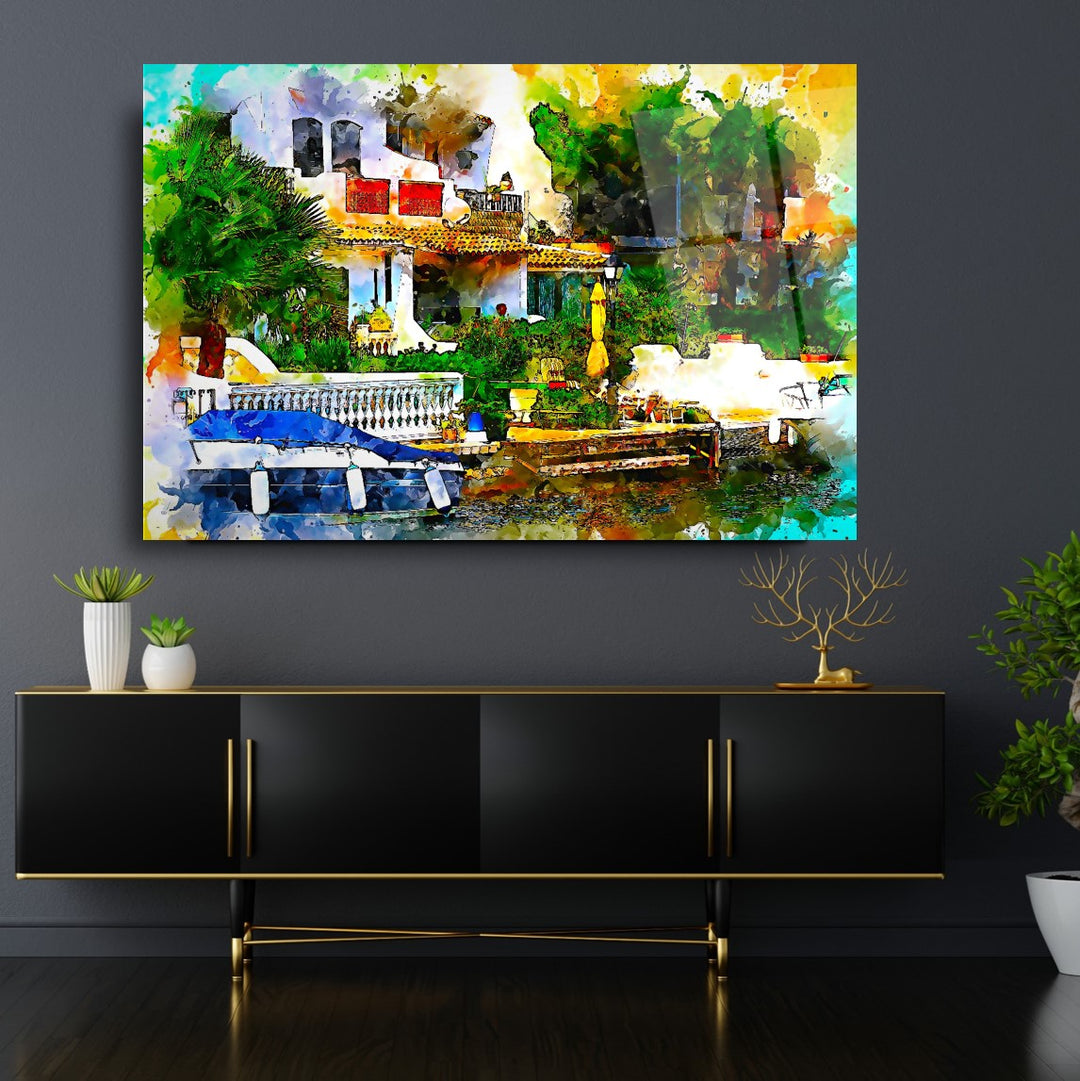 Yağlı Boya Cam Tablo