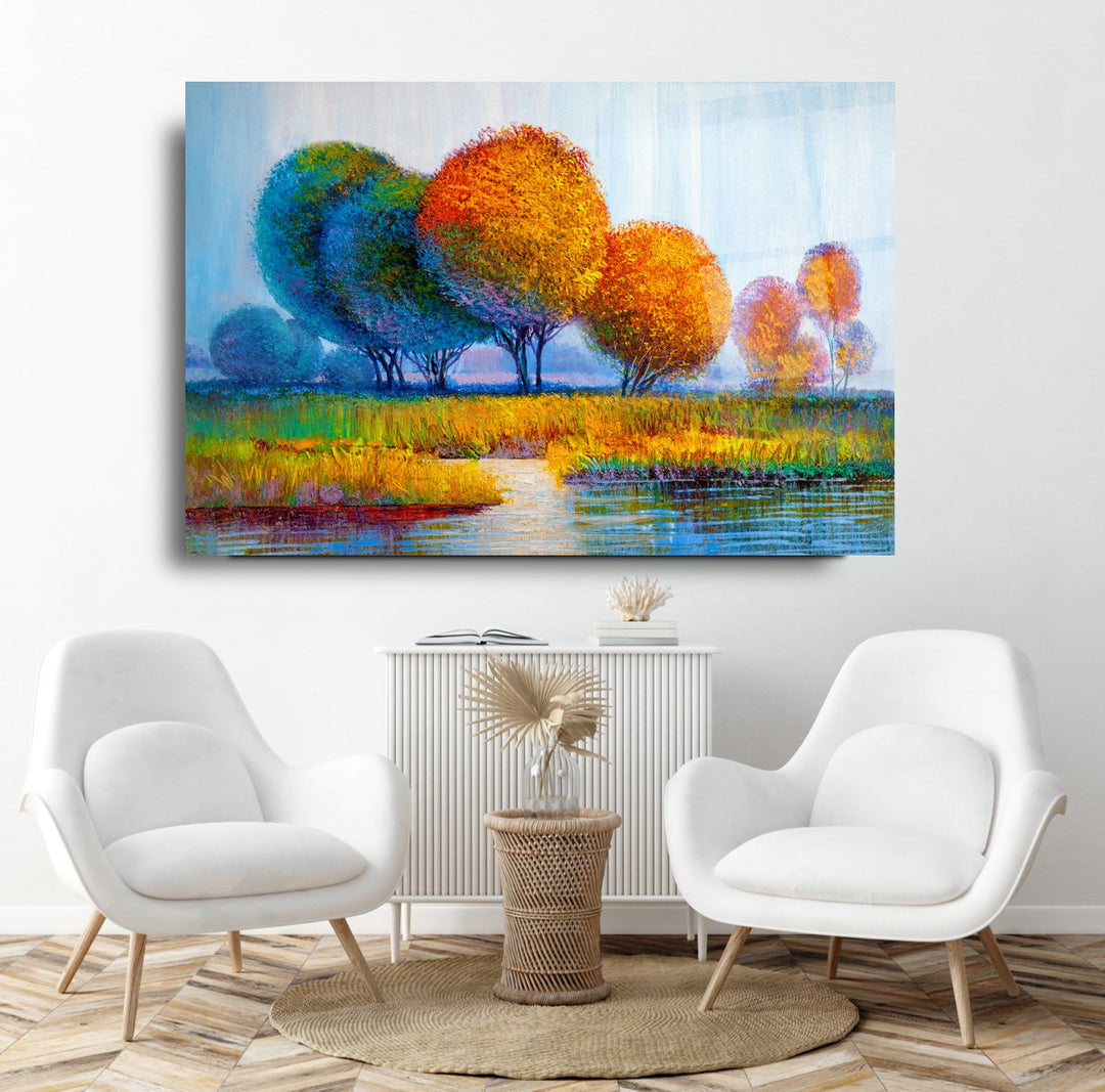 Yağlı Boya Cam Tablo