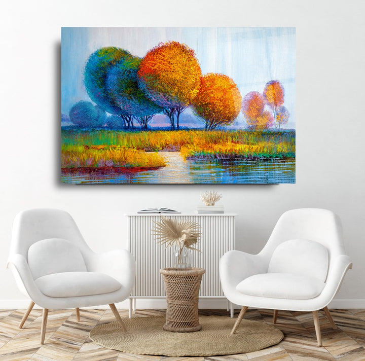 Yağlı Boya Cam Tablo