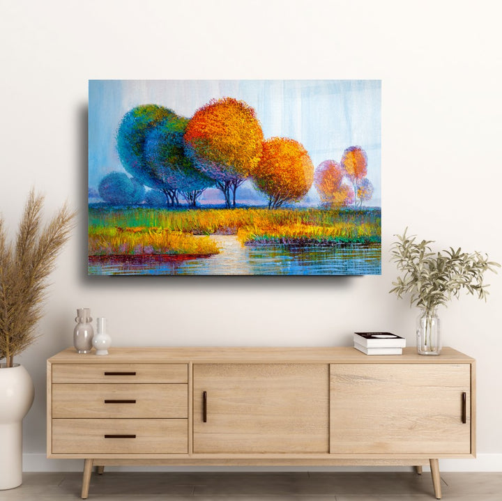 Yağlı Boya Cam Tablo