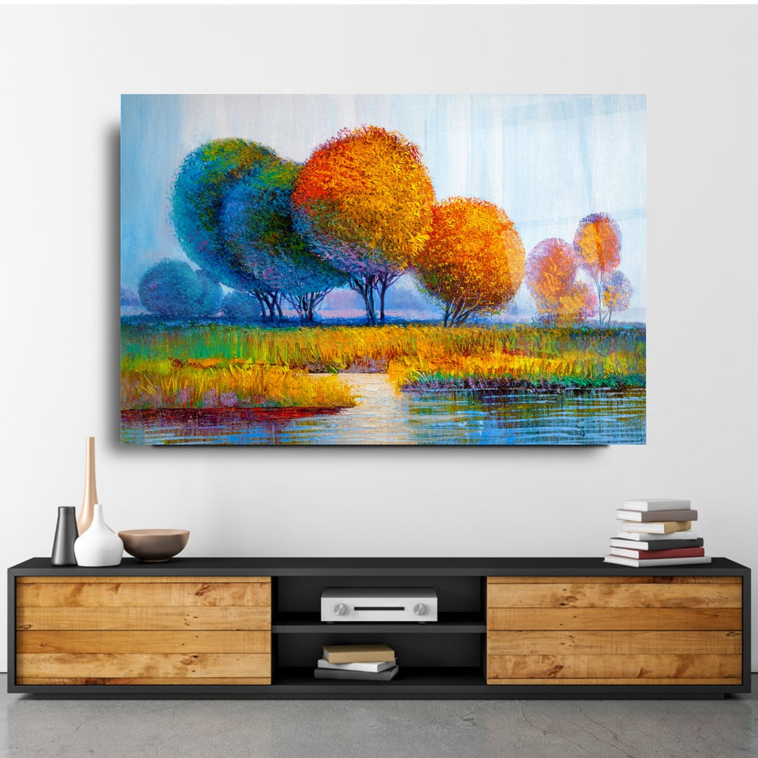 Yağlı Boya Cam Tablo