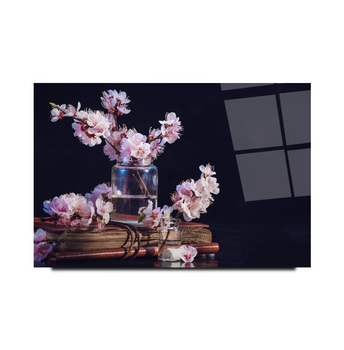 Çiçek Cam Tablo