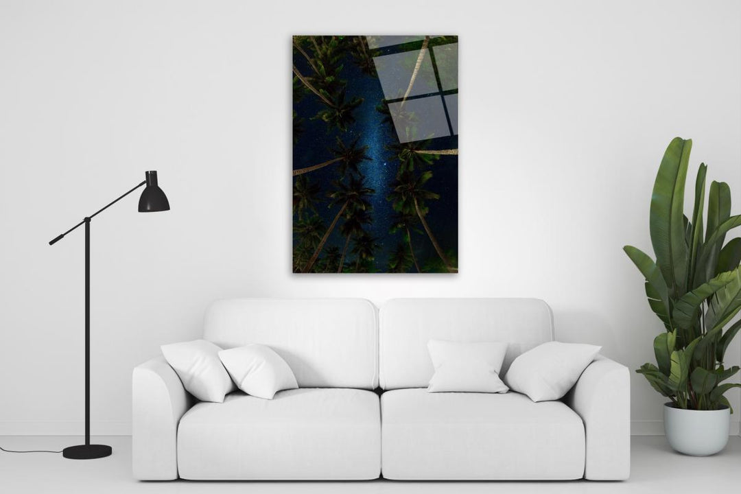 Gökyüzü Cam Tablo