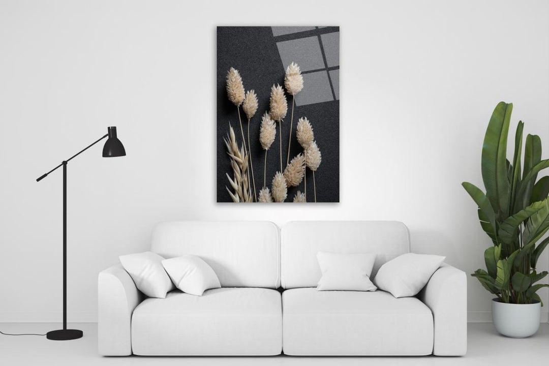 Başak Dalları Cam Tablo