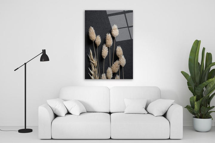 Başak Dalları Cam Tablo