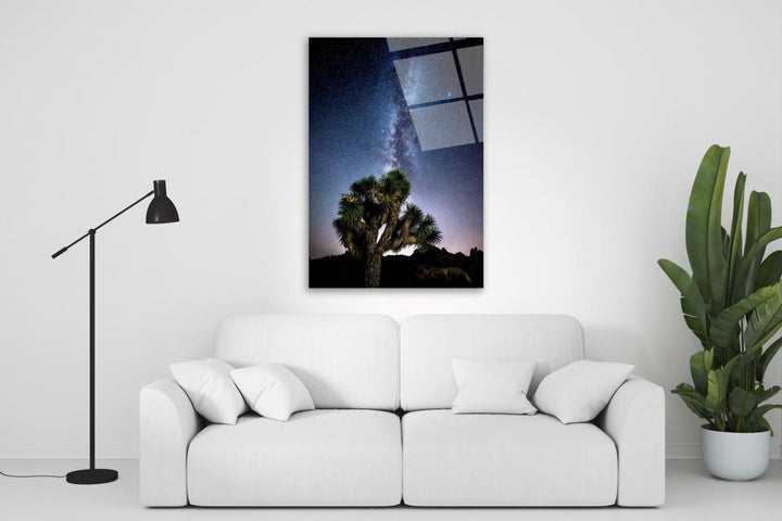 Gökyüzü Cam Tablo