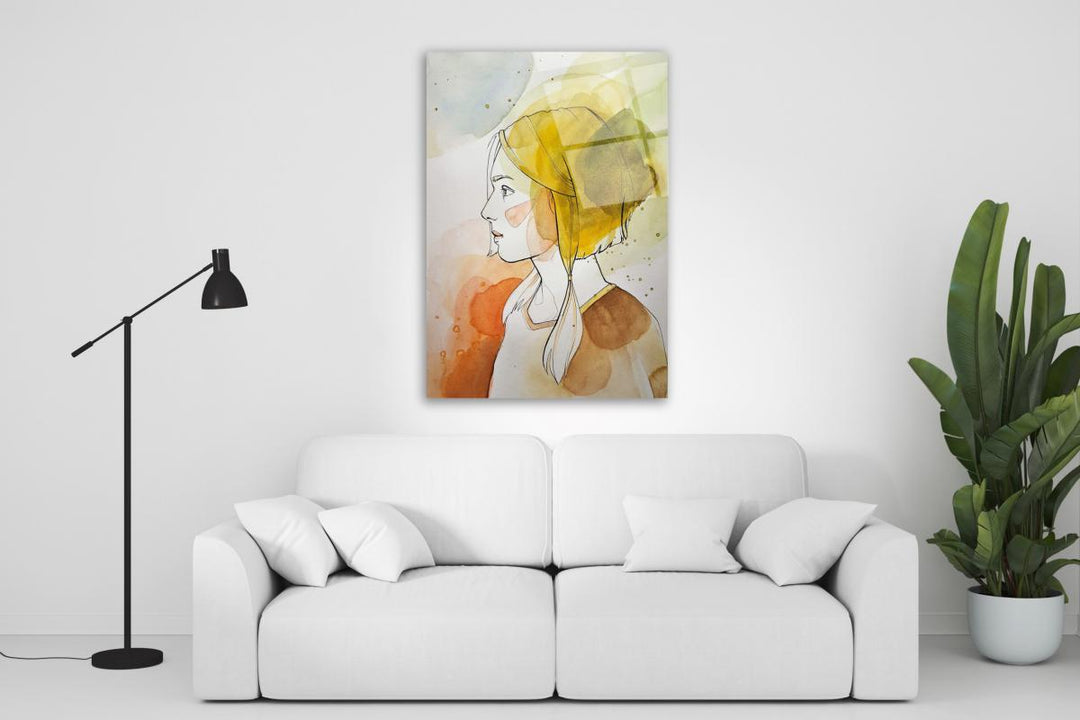 Kadın Cam Tablo