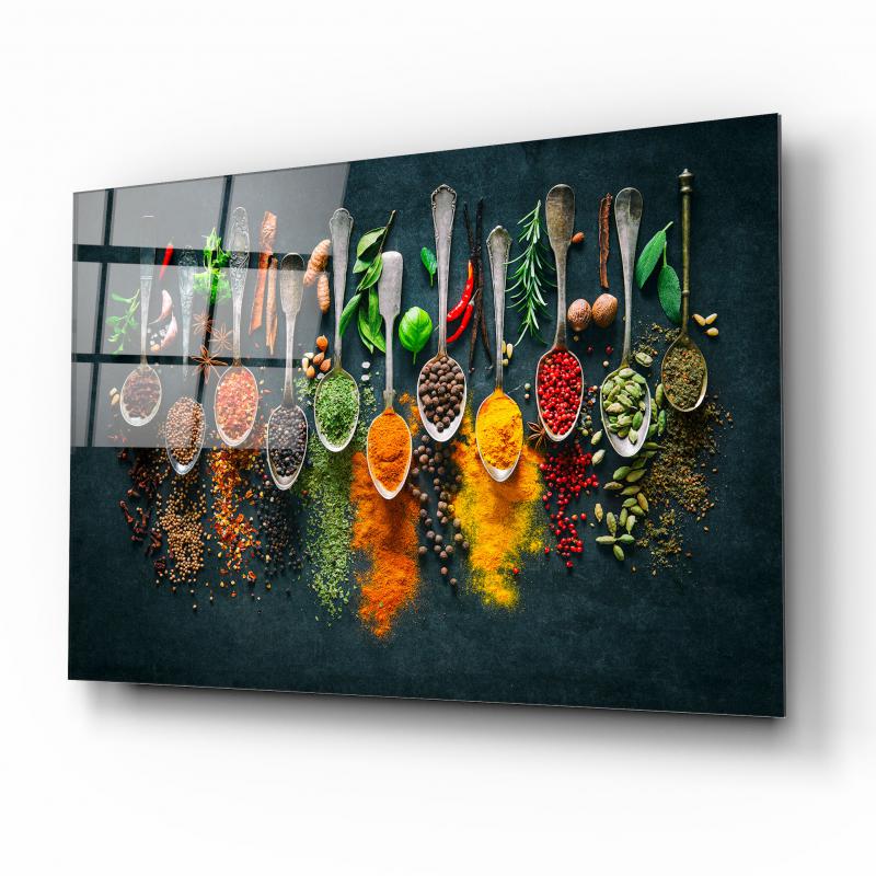 Baharatlar Cam Tablo
