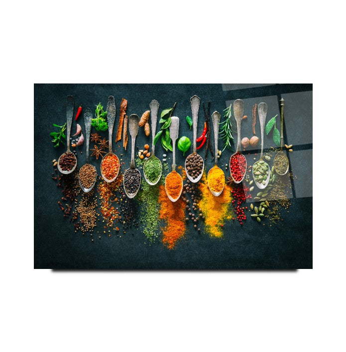 Baharatlar Cam Tablo