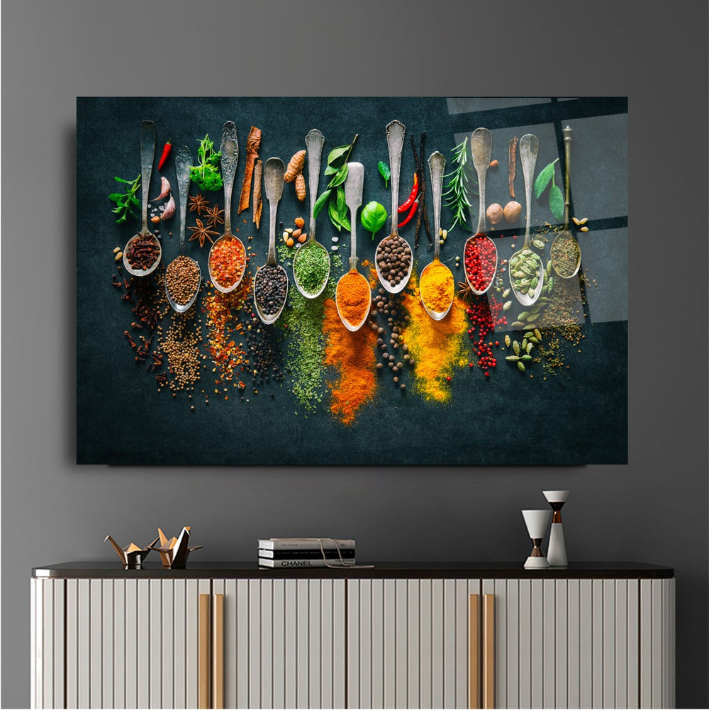 Baharatlar Cam Tablo