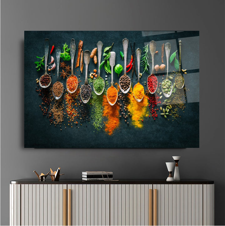 Baharatlar Cam Tablo