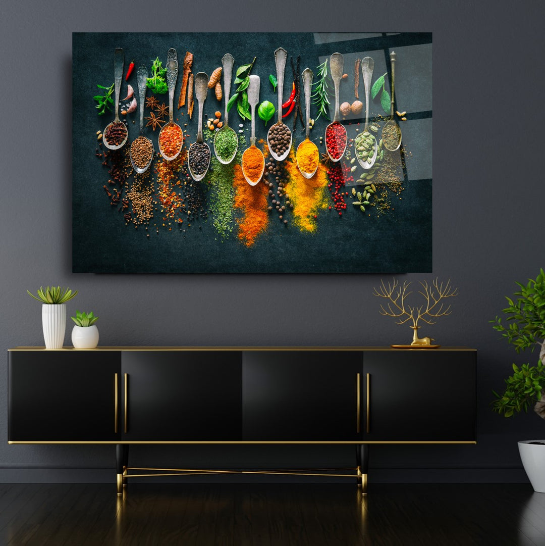 Baharatlar Cam Tablo