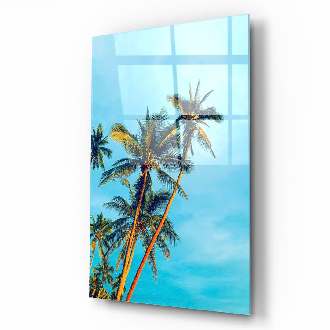 Palmiyeler Cam Tablo