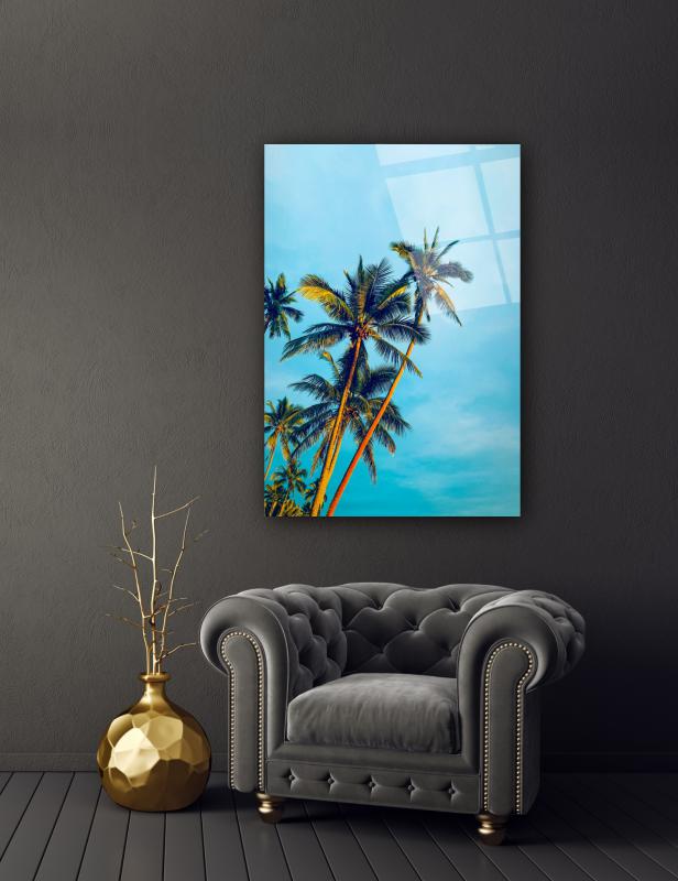 Palmiyeler Cam Tablo