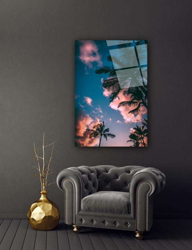 Tropik Tema Cam Tablo