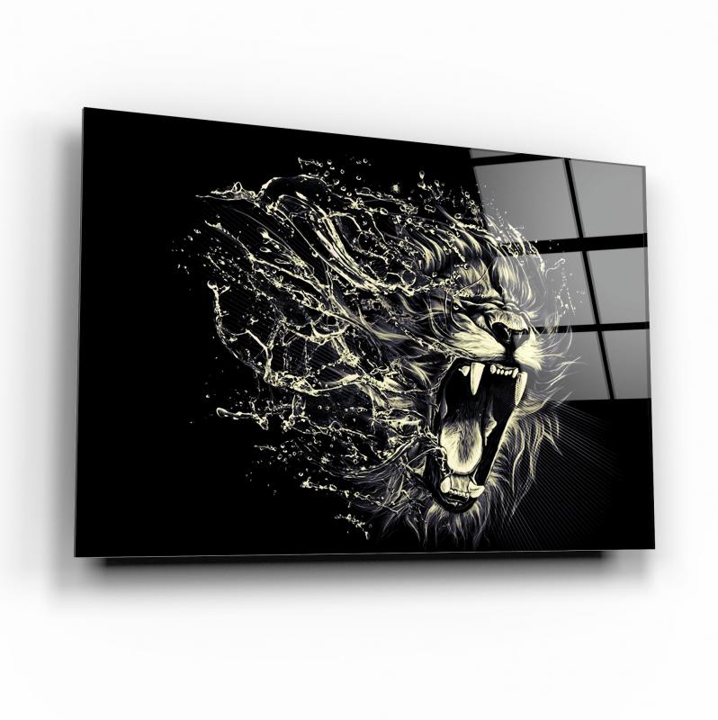 Aslan Cam Tablo