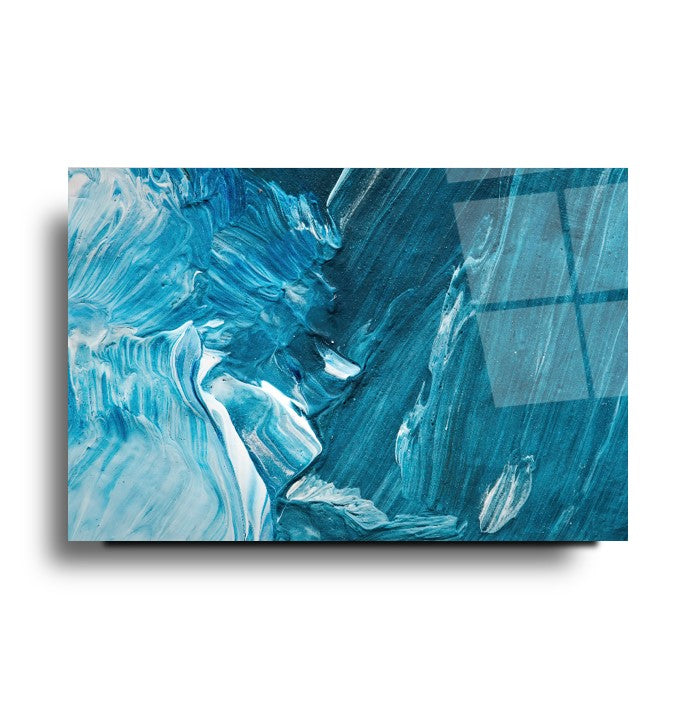 Soyut Desen Cam Tablo