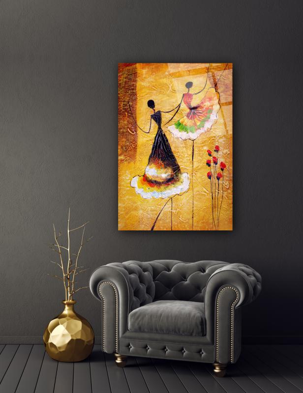 Balerinler Cam Tablo