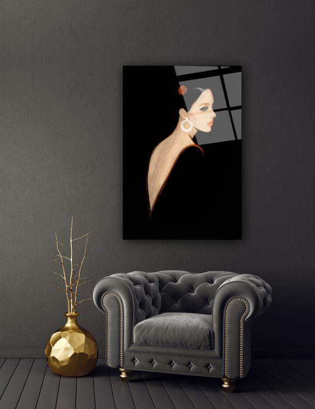 Kadın Cam Tablo