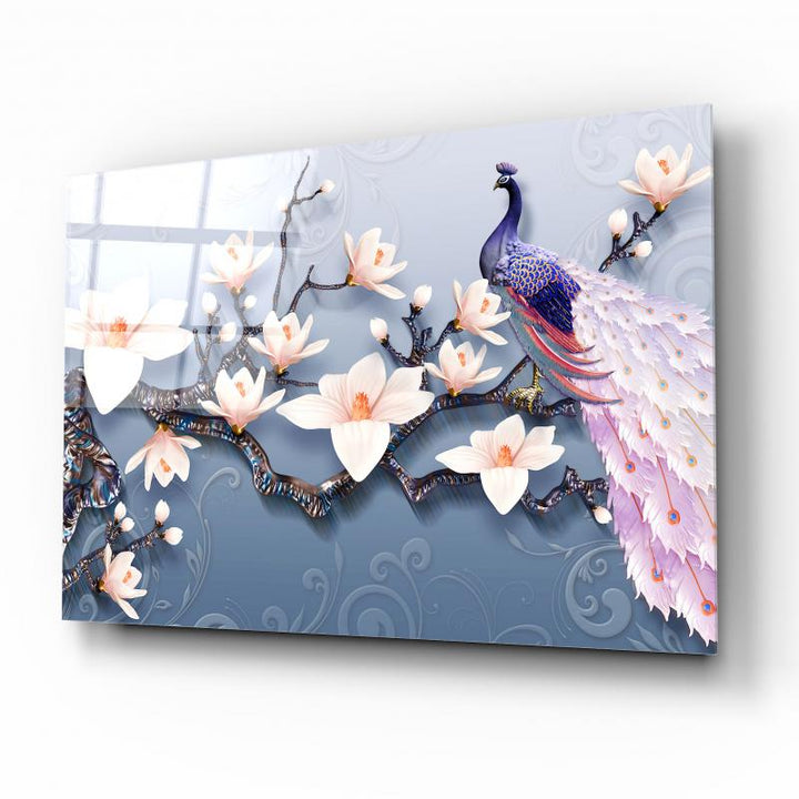 Çiçekler Cam Tablo