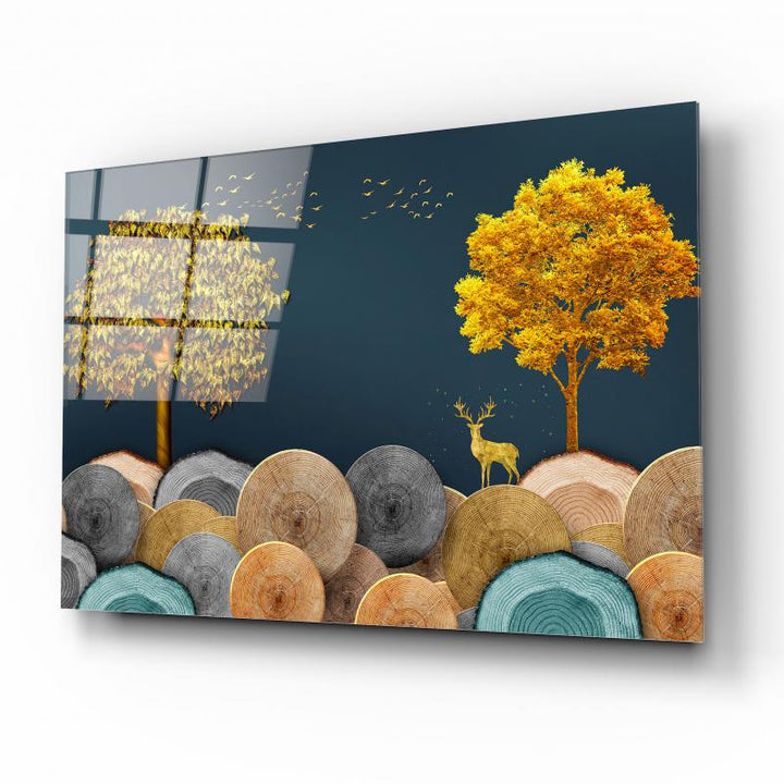 Ağaç Cam Tablo