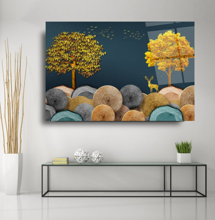 Ağaç Cam Tablo