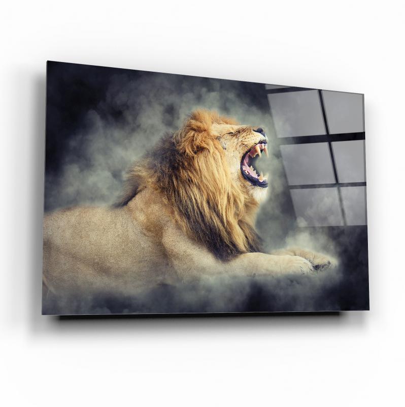 Aslan Cam Tablo
