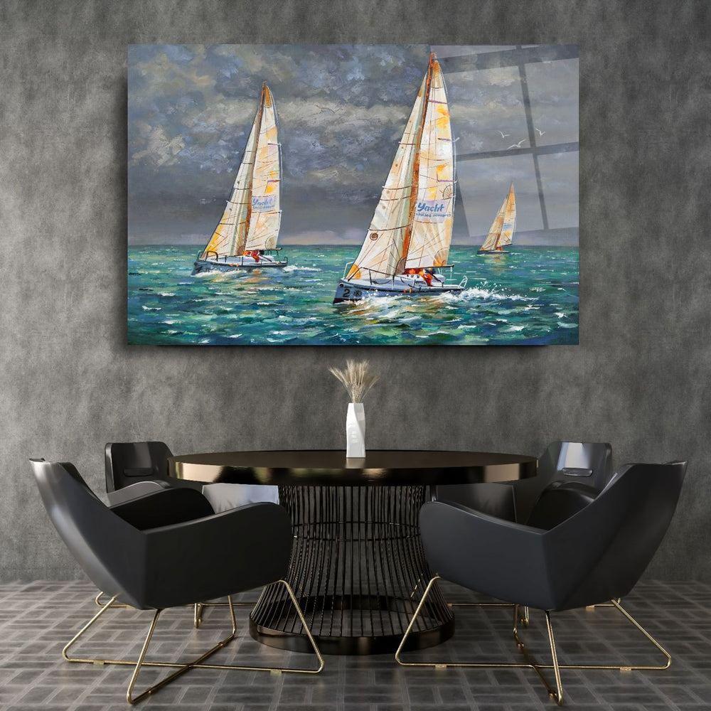 Yelkenliler Cam Tablo