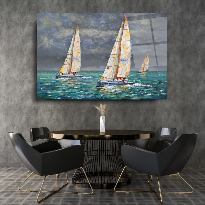 Yelkenliler Cam Tablo