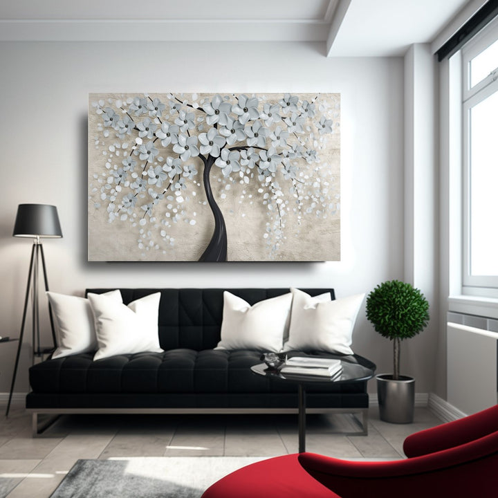 Çiçekler Cam Tablo