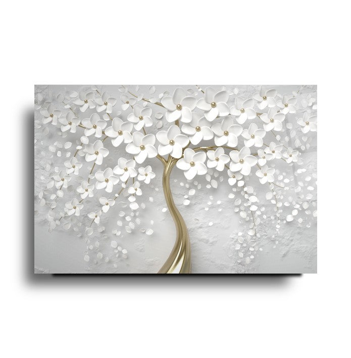 Çiçekler Cam Tablo