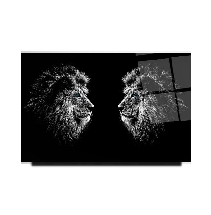 Aslanlar Cam Tablo